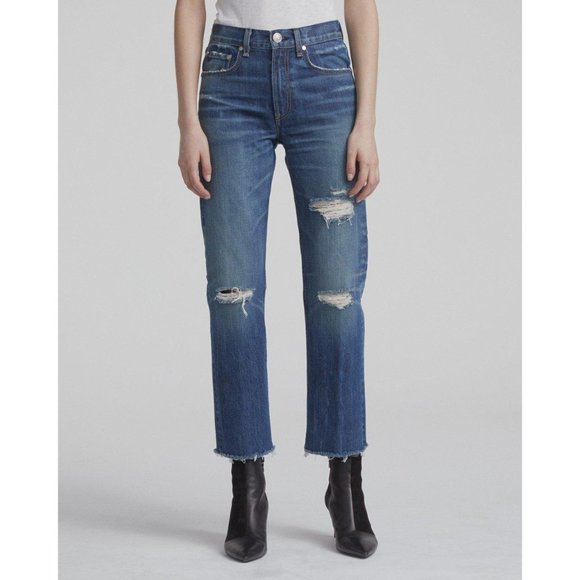 rag & bone Denim - Rag & Bone lightwash Ankle Straight jeans size 28
